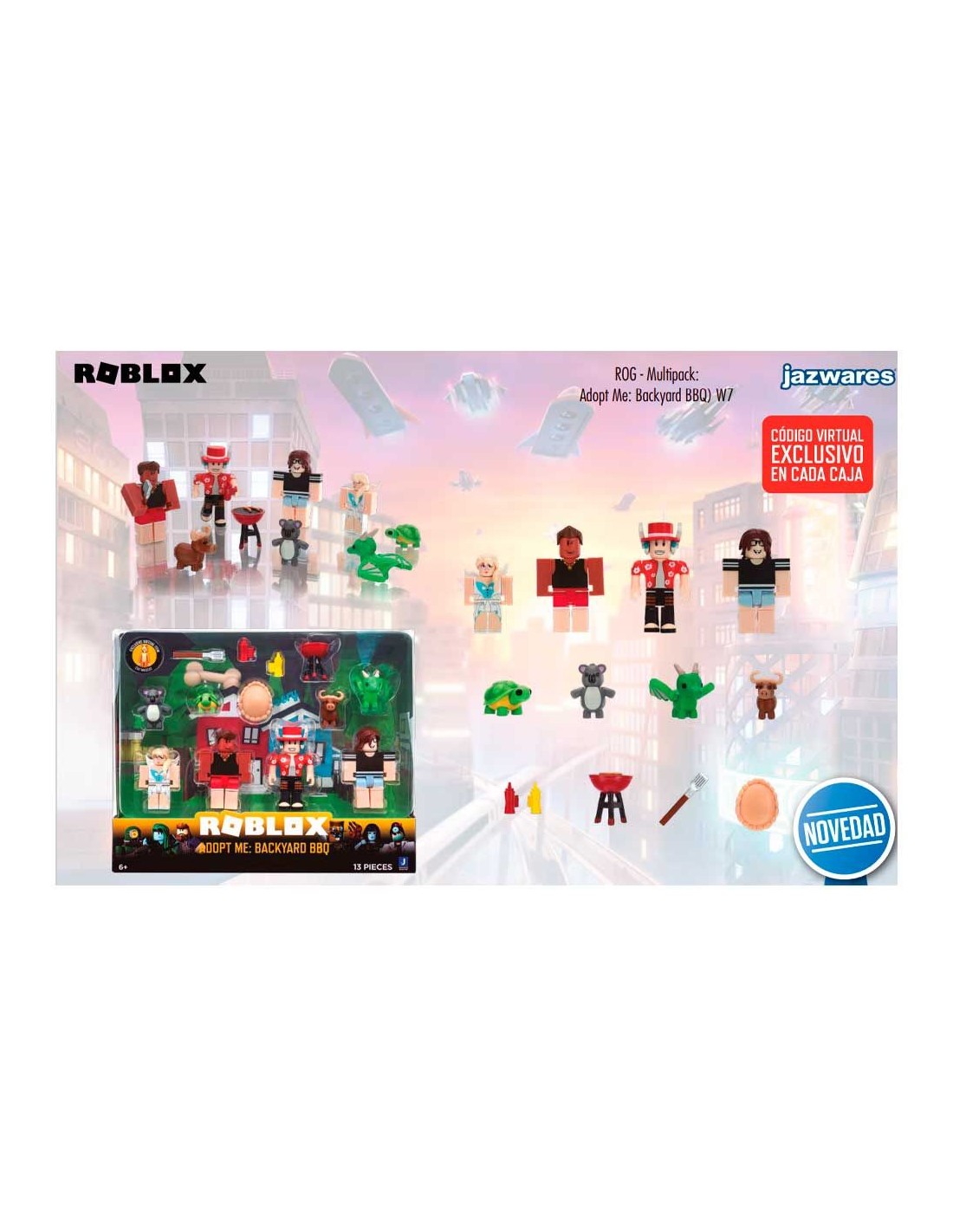 Compre Roblox - Pack Com 4 Figuras - Adopt Me: Backyard Bbq aqui